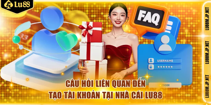 Câu hỏi liên quan đến tạo tài khoản Lu88