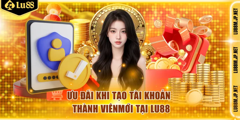 Ưu đãi khi tạo tài  khoản mới tại Lu88